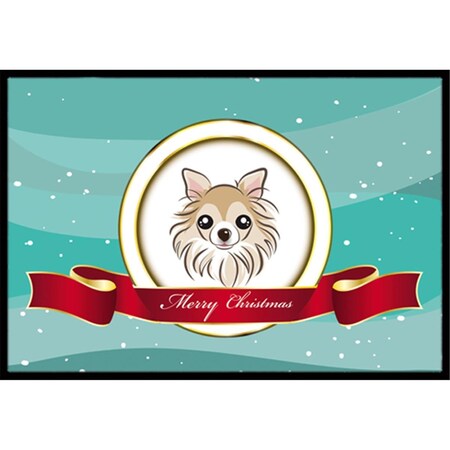 Carolines Treasures Chihuahua Merry Christmas Indoor and Outdoor Mat- 24 x 36 in. BB1561JMAT